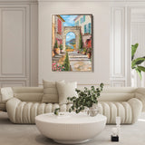 Landscape 043 Canvas Art 18" x 24" / 45 x 60 cm / Black