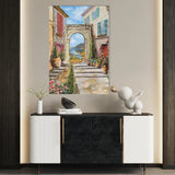 Landscape 043 Canvas Art 18" x 24" / 45 x 60 cm / Black