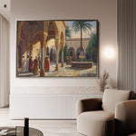 Orientalist 043 Canvas Art 18" x 24" / 45 x 60 cm / Black
