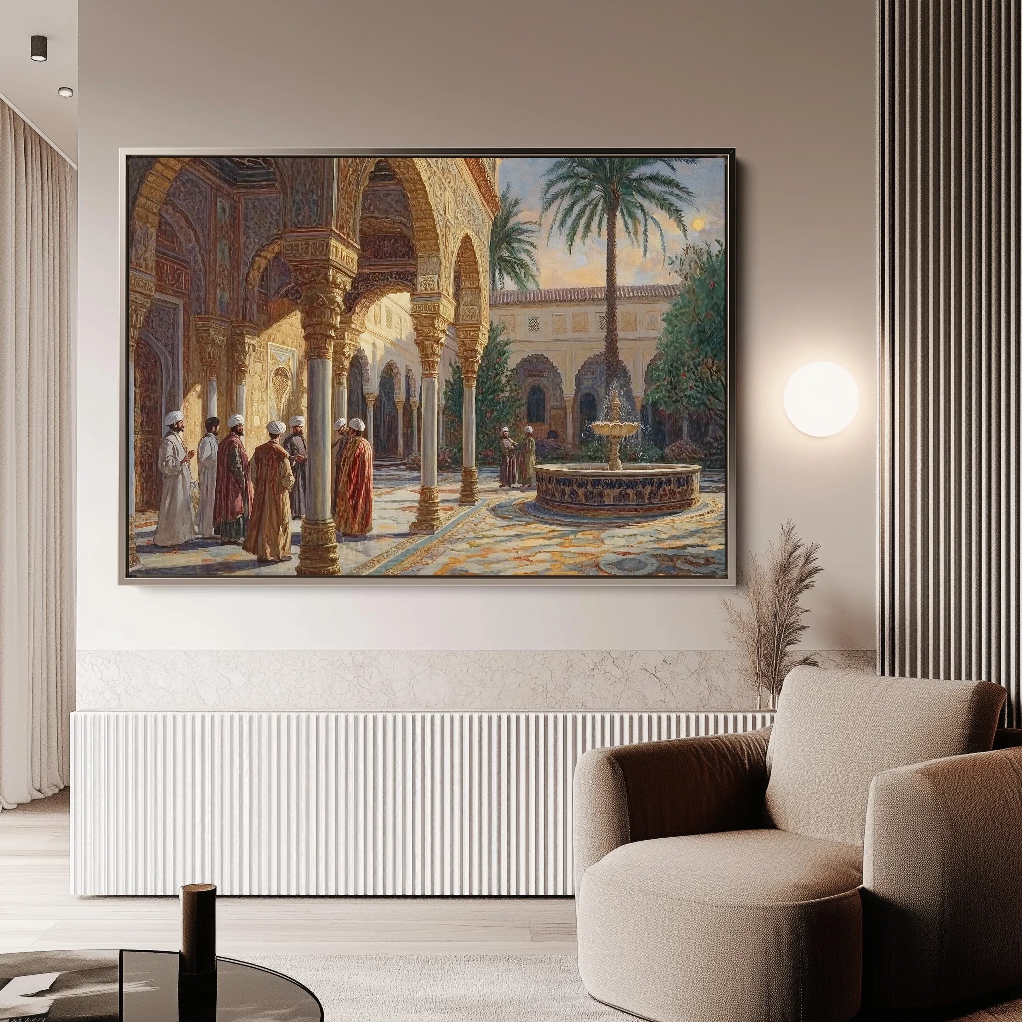 Orientalist 043 Canvas Art 18" x 24" / 45 x 60 cm / Black