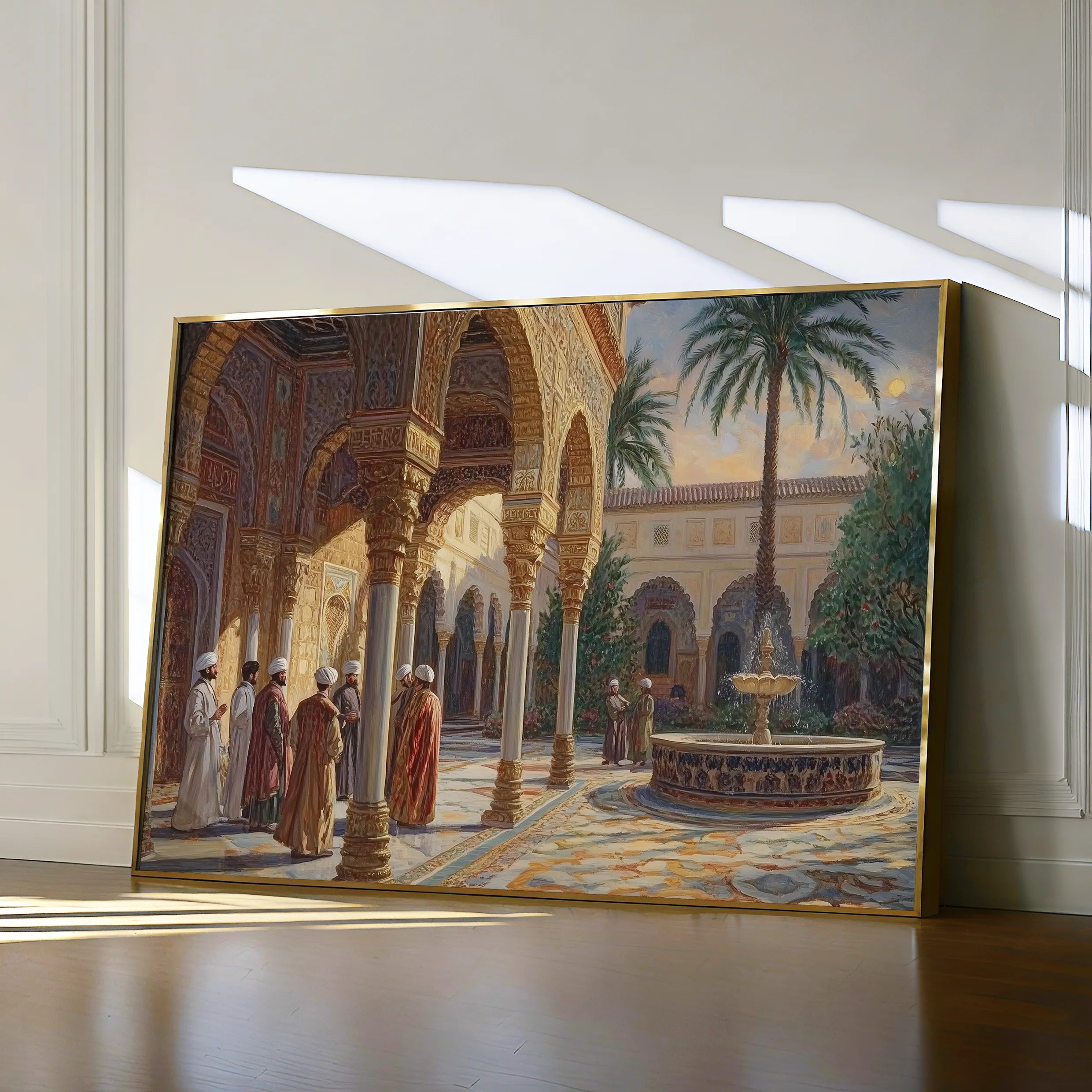 Orientalist 043 Canvas Art 18" x 24" / 45 x 60 cm / Black