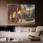 Orientalist 043 Canvas Art 60 x 40 cm / Black