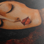Portrait 043 Canvas Art 18" x 24" / 45 x 60 cm / Black