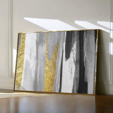 Abstract 044 Canvas Art 18" x 24" / 45 x 60 cm / Black