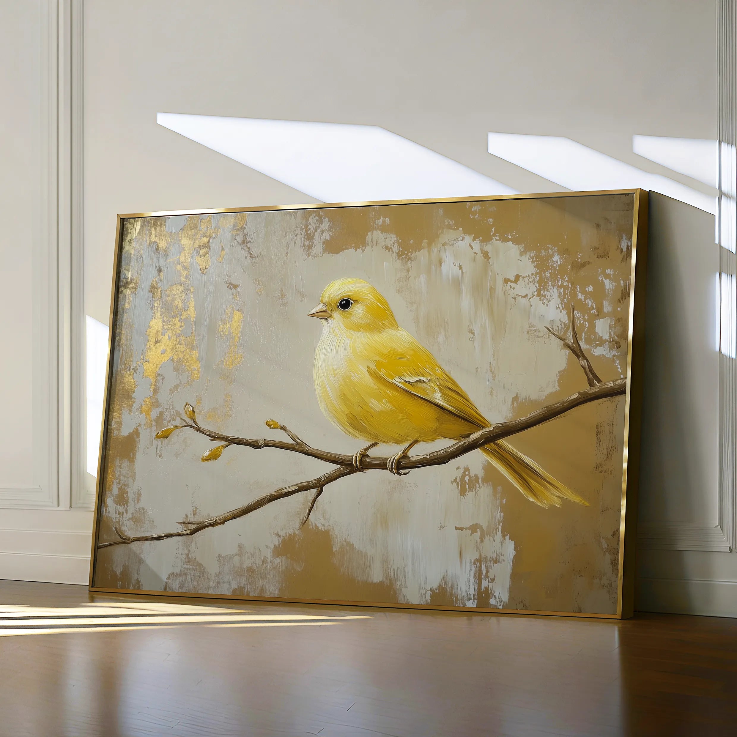 Animals 044 Canvas Art 18" x 24" / 45 x 60 cm / Black