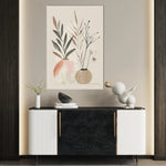 Boho 044 Canvas Art 18" x 24" / 45 x 60 cm / Black