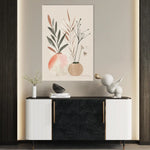 Boho 044 Canvas Art 60 x 40 cm / Black