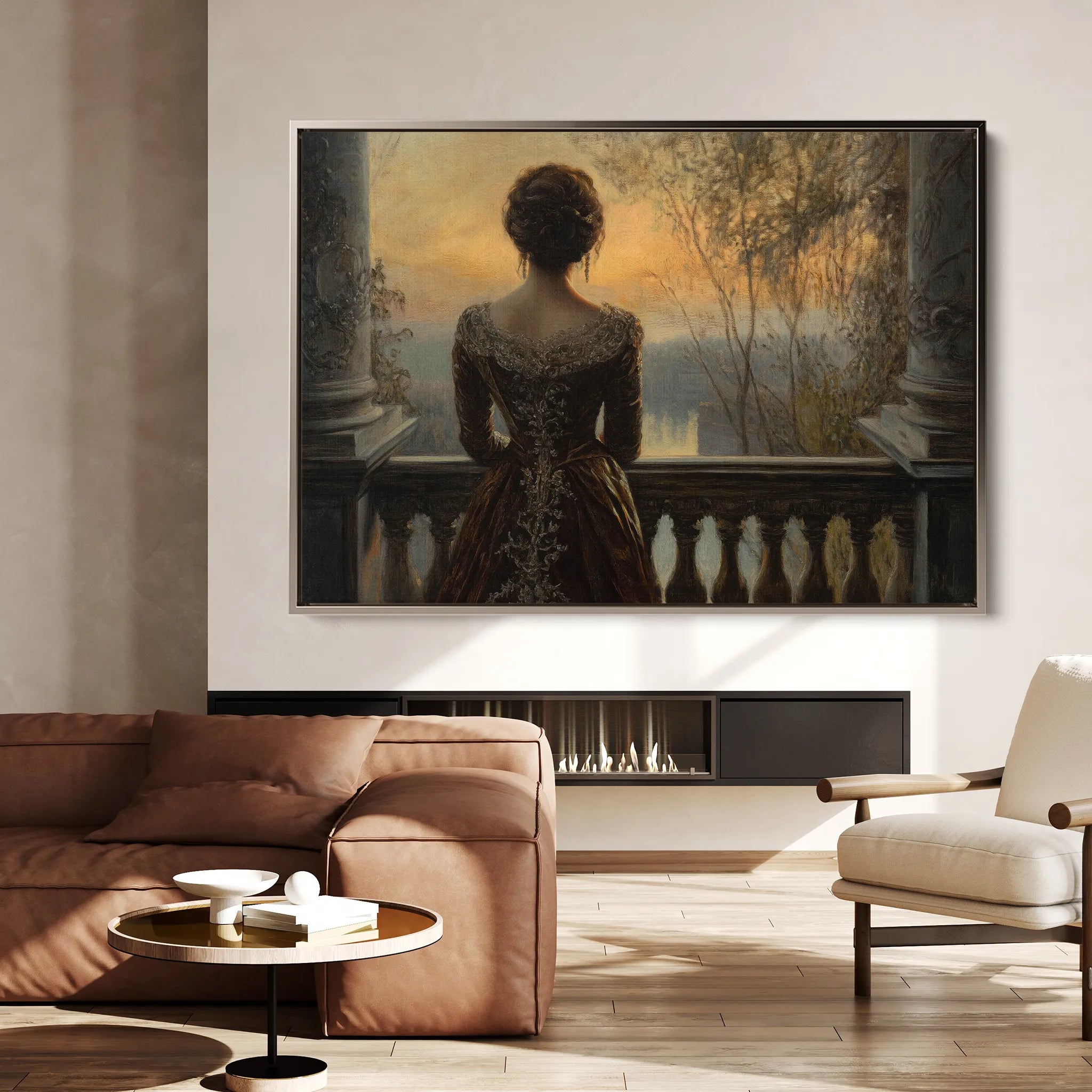 Classic 044 Canvas Art 18" x 24" / 45 x 60 cm / Black