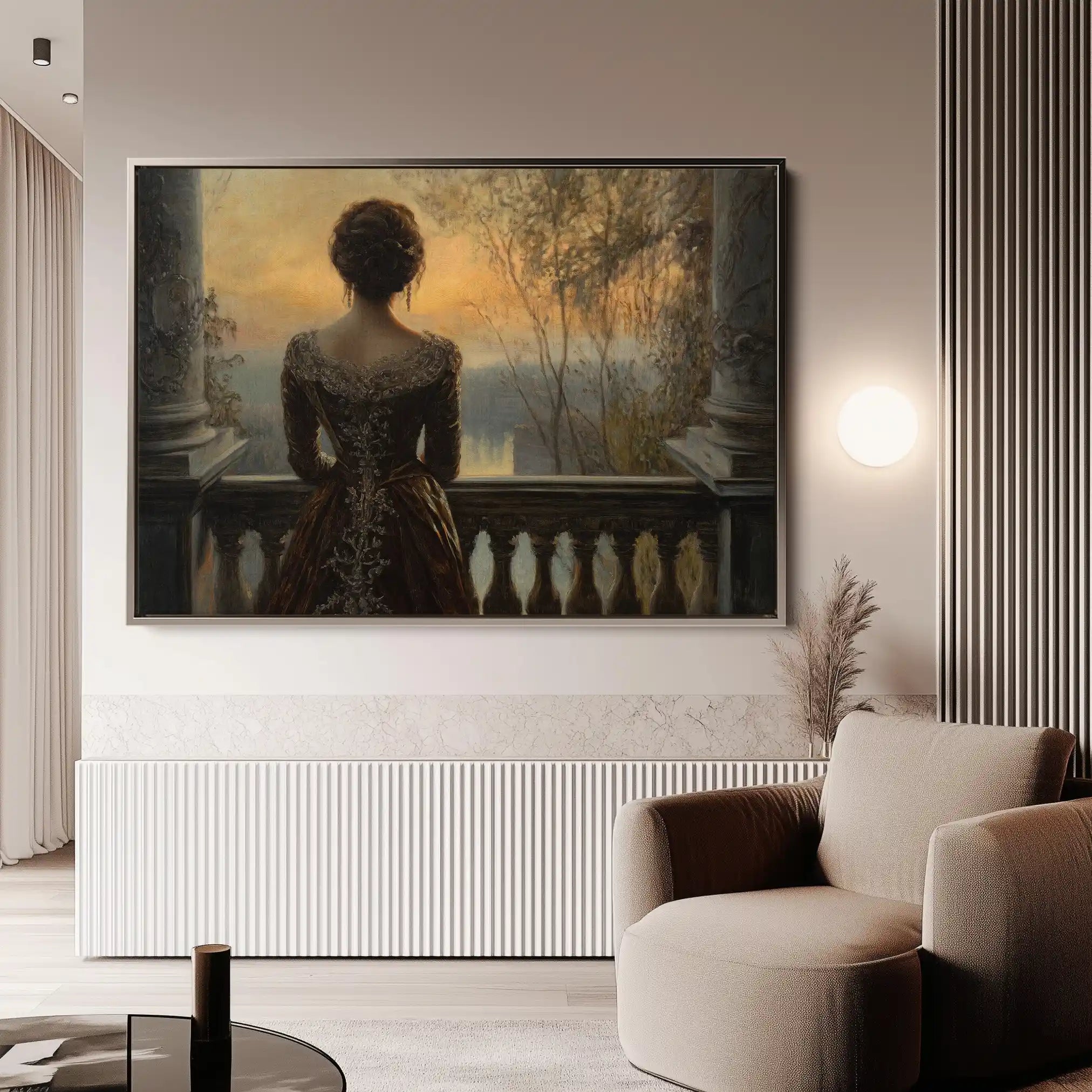 Classic 044 Canvas Art 18" x 24" / 45 x 60 cm / Black