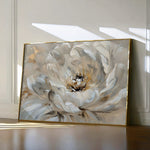 Floral 044 Canvas Art 18" x 24" / 45 x 60 cm / Black