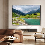 Landscape 044 Canvas Art 18" x 24" / 45 x 60 cm / Black