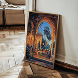 Orientalist 044 Canvas Art 18" x 24" / 45 x 60 cm / Black