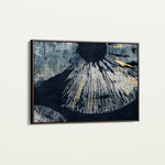 Abstract 045 Canvas Art 18" x 24" / 45 x 60 cm / Black