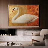 Animals 045 Canvas Art 18" x 24" / 45 x 60 cm / Black