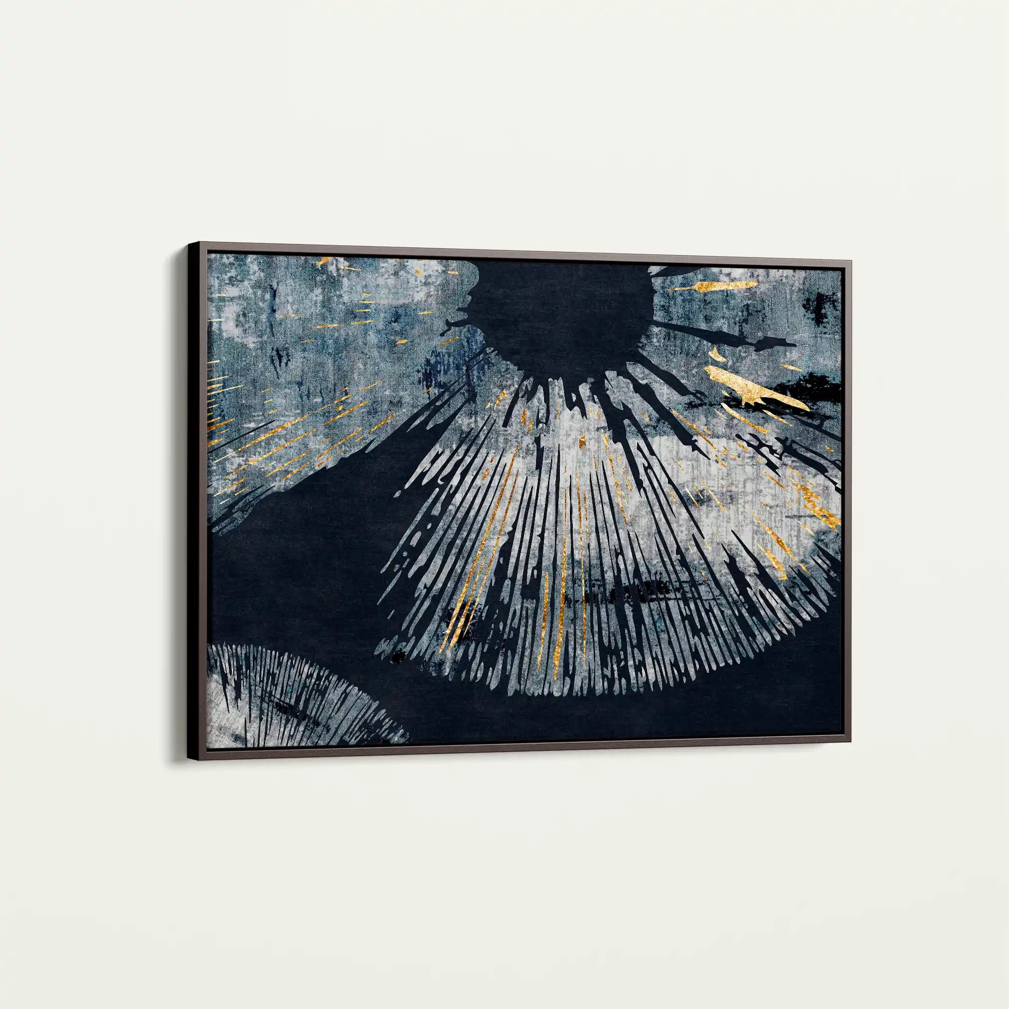 Abstract 045 Canvas Art 60 x 40 cm / Black