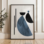 Boho 045 Canvas Art 18" x 24" / 45 x 60 cm / Black
