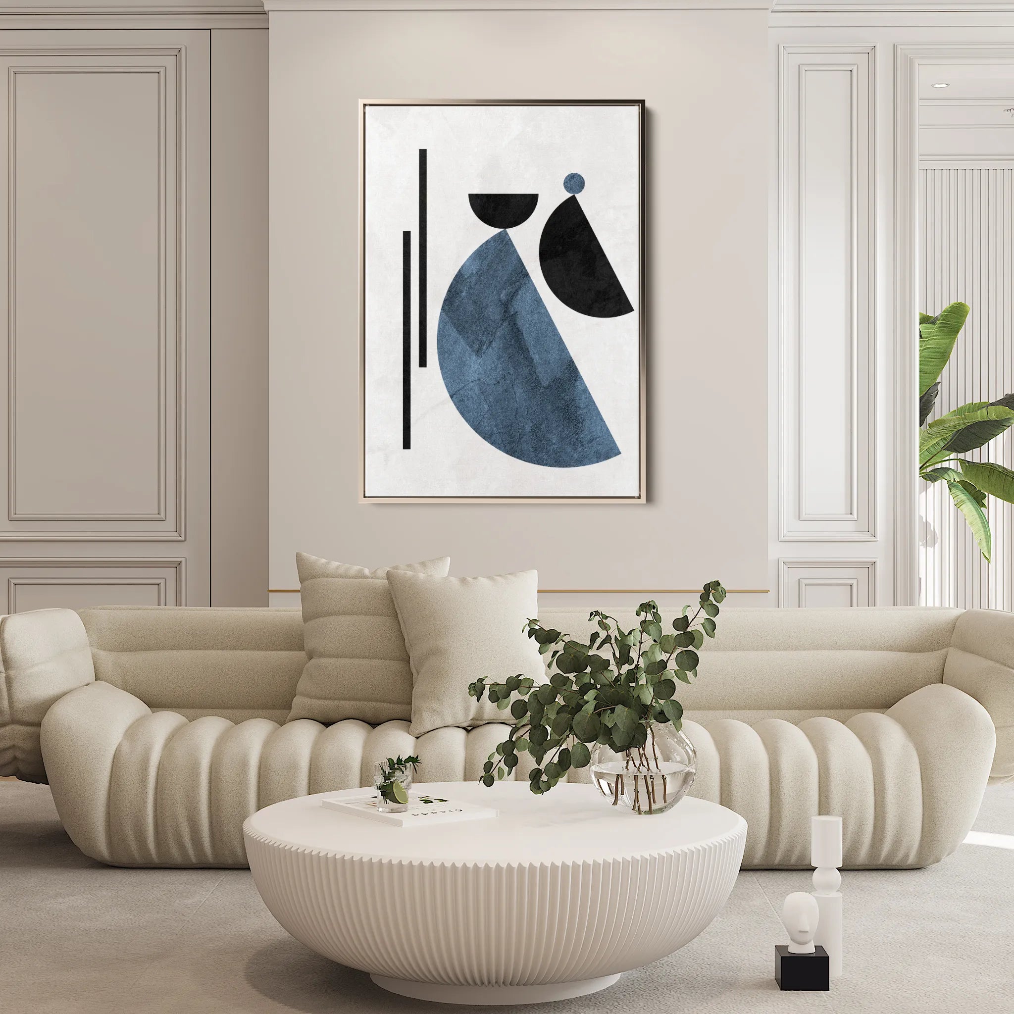 Boho 045 Canvas Art 18" x 24" / 45 x 60 cm / Black