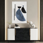 Boho 045 Canvas Art 18" x 24" / 45 x 60 cm / Black