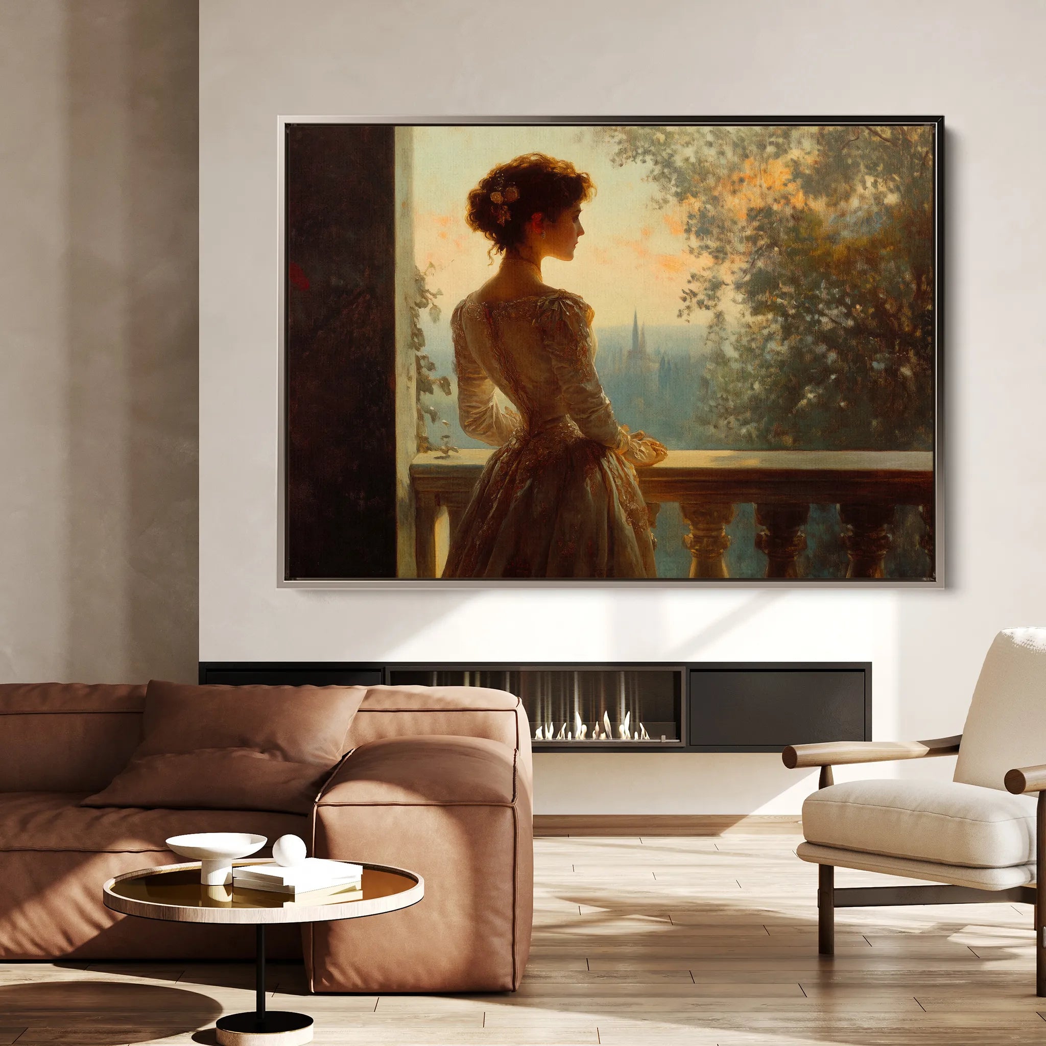 Classic 045 Canvas Art 18" x 24" / 45 x 60 cm / Black