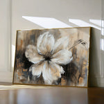 Floral 045 Canvas Art 18" x 24" / 45 x 60 cm / Black