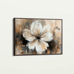 Floral 045 Canvas Art 60 x 40 cm / Black