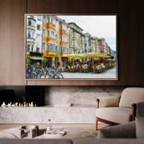 Landscape 045 Canvas Art 18" x 24" / 45 x 60 cm / Black