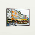 Landscape 045 Canvas Art 18" x 24" / 45 x 60 cm / Black