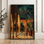 Orientalist 045 Canvas Art 18" x 24" / 45 x 60 cm / Black