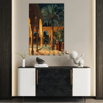 Orientalist 045 Canvas Art 18" x 24" / 45 x 60 cm / Black