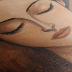 Portrait 045 Canvas Art 18" x 24" / 45 x 60 cm / Black