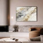 Abstract 046 Canvas Art 18" x 24" / 45 x 60 cm / Black