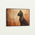 Animals 046 Canvas Art 18" x 24" / 45 x 60 cm / Black