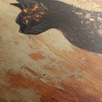 Animals 046 Canvas Art 18" x 24" / 45 x 60 cm / Black