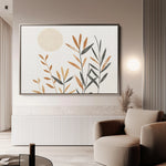 Boho 046 Canvas Art 18" x 24" / 45 x 60 cm / Black