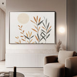 Boho 046 Canvas Art 18" x 24" / 45 x 60 cm / Black