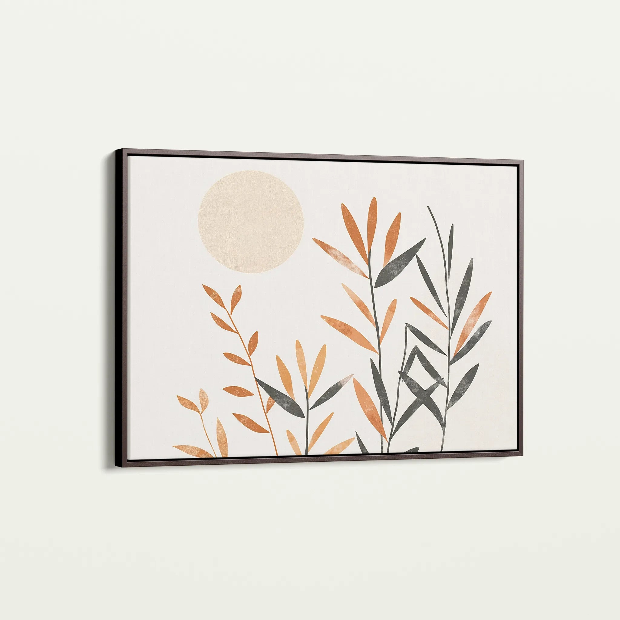Boho 046 Canvas Art 18" x 24" / 45 x 60 cm / Black