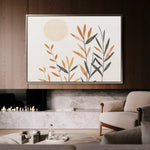 Boho 046 Canvas Art 60 x 40 cm / Black