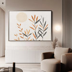 Boho 046 Canvas Art 60 x 40 cm / Black