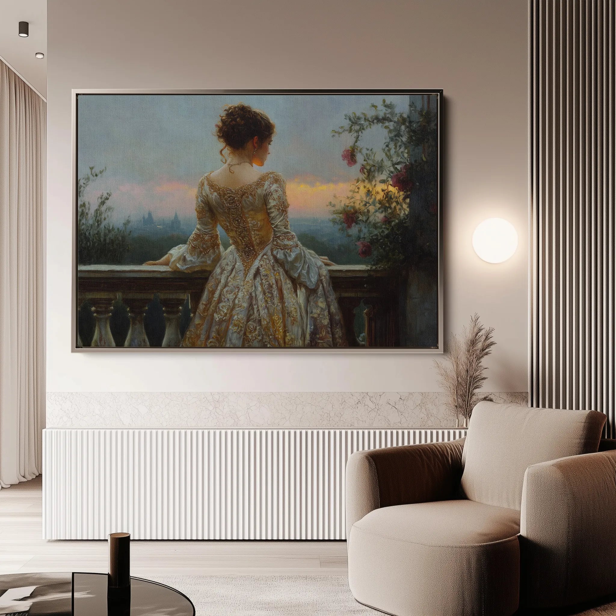 Classic 046 Canvas Art 18" x 24" / 45 x 60 cm / Black