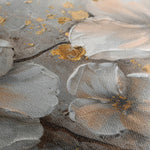 Floral 046 Canvas Art 18" x 24" / 45 x 60 cm / Black