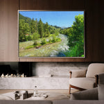 Landscape 046 Canvas Art 18" x 24" / 45 x 60 cm / Black