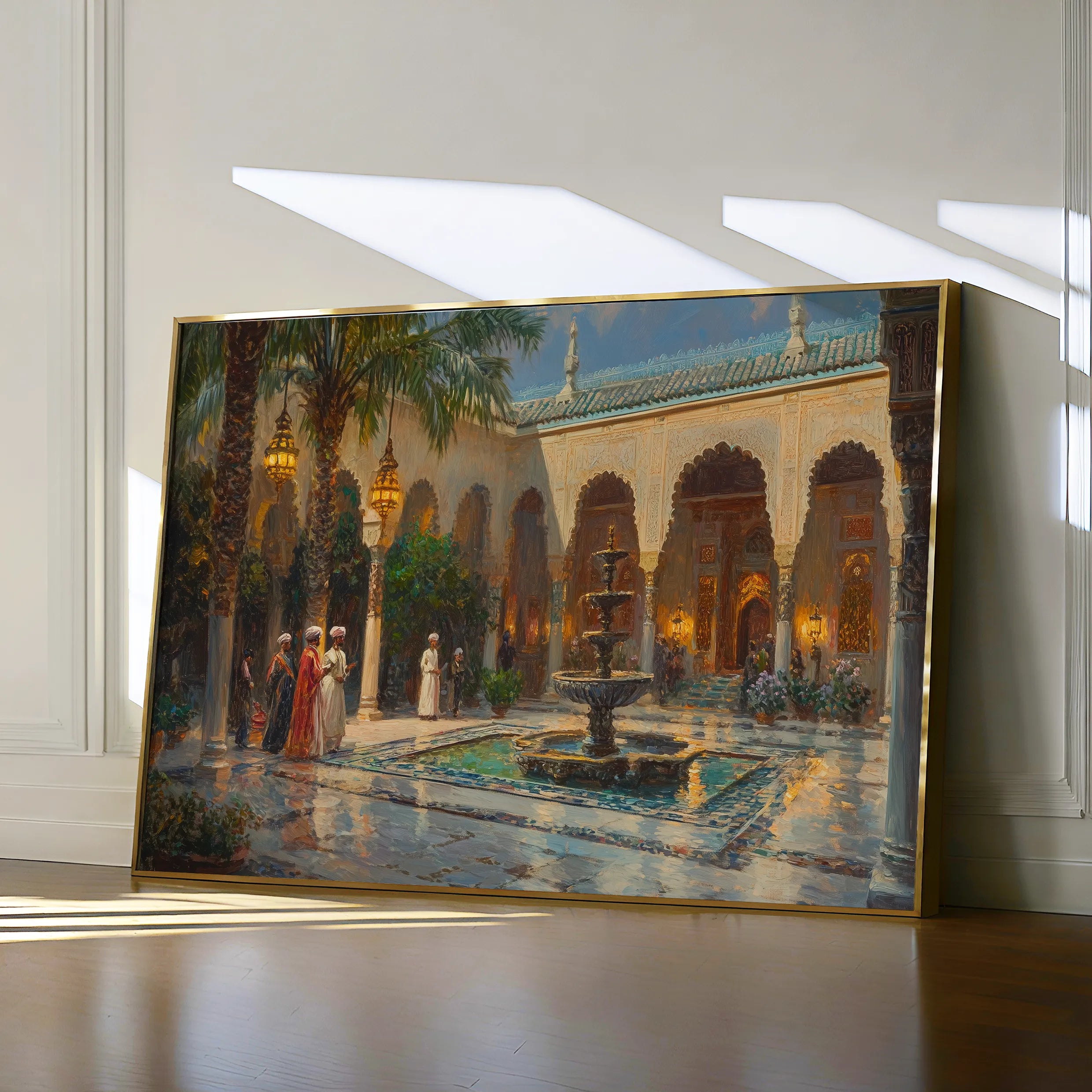 Orientalist 046 Canvas Art 18" x 24" / 45 x 60 cm / Black