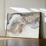 Abstract 047 Canvas Art 18" x 24" / 45 x 60 cm / Black