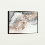Abstract 047 Canvas Art 18" x 24" / 45 x 60 cm / Black
