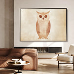 Animals 047 Canvas Art 18" x 24" / 45 x 60 cm / Black