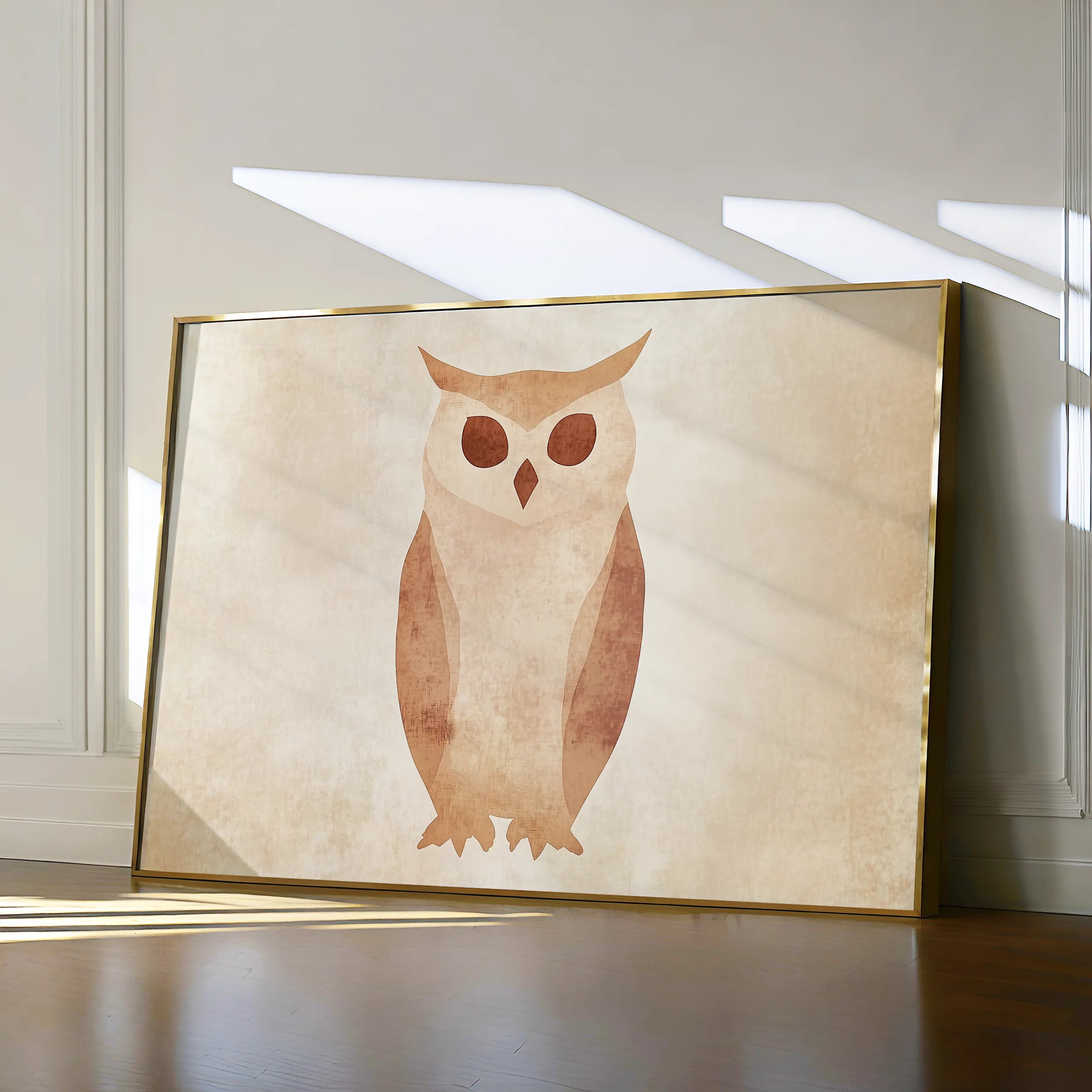 Animals 047 Canvas Art 18" x 24" / 45 x 60 cm / Black