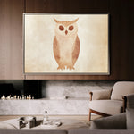 Animals 047 Canvas Art 18" x 24" / 45 x 60 cm / Black