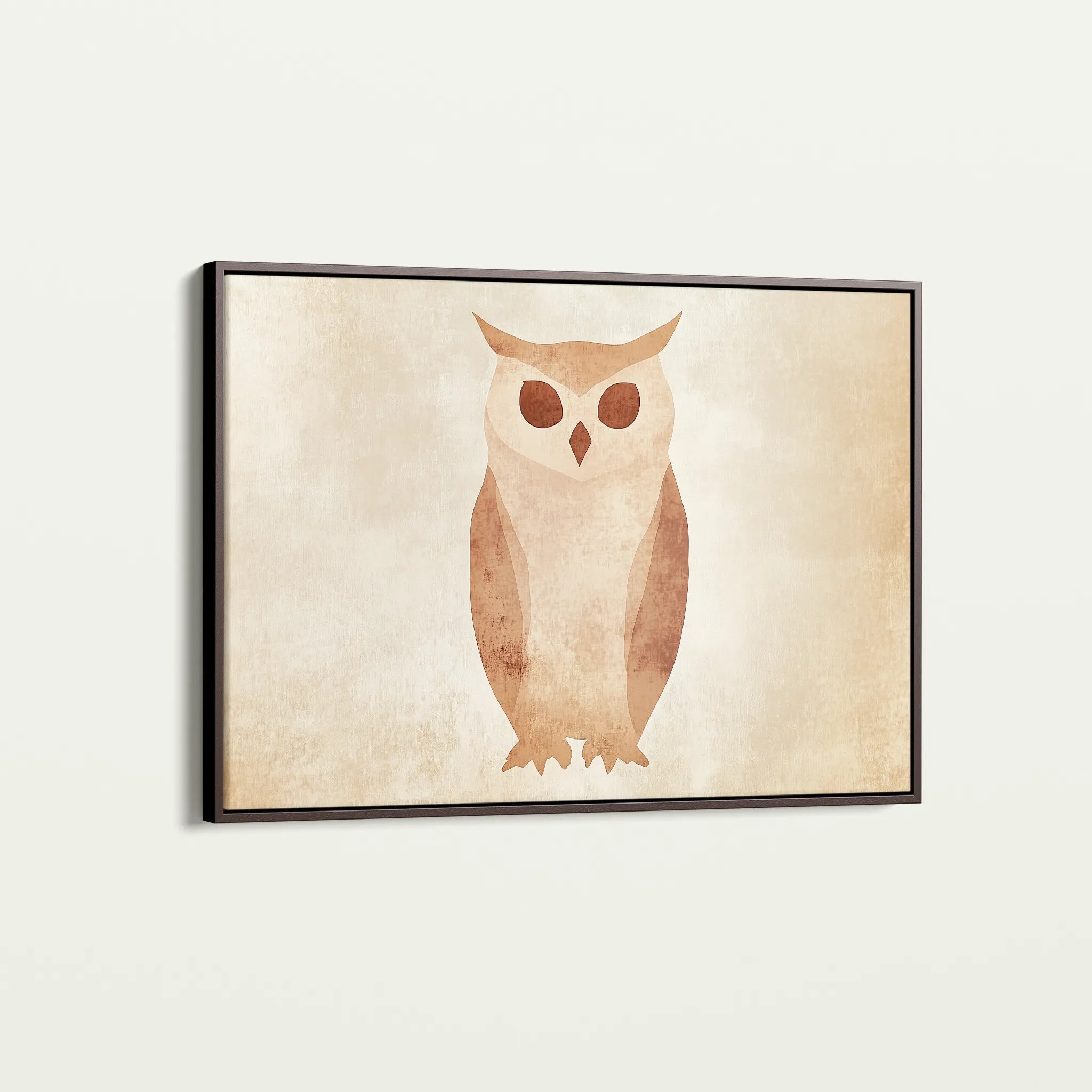 Animals 047 Canvas Art 18" x 24" / 45 x 60 cm / Black