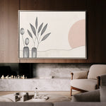 Boho 047 Canvas Art 18" x 24" / 45 x 60 cm / Black