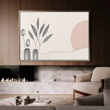 Boho 047 Canvas Art 18" x 24" / 45 x 60 cm / Black